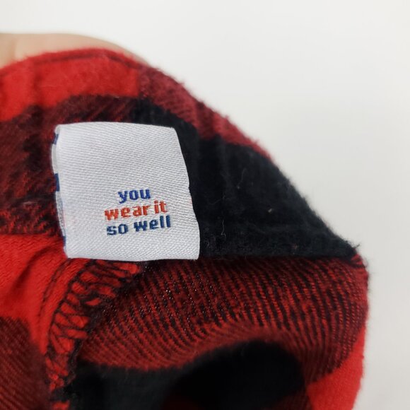 Old Navy Red/Black Plaid Womens Plus Size Pajama Drawstring Shorts Sz 3X - Picture 8 of 10